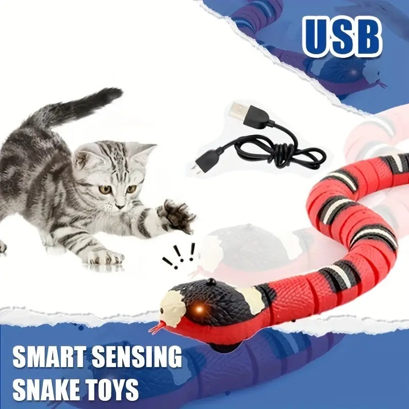 USB Rechargeable Cat Snake Toy - Active Fun