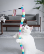 Funny Cat Toy with Bell and Caterpillar Pole