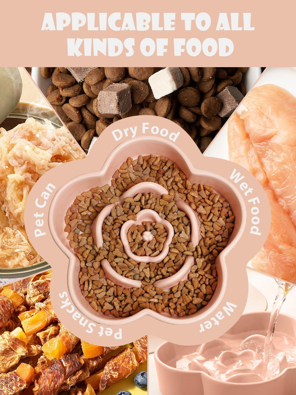 PacePup Ceramic Slow Feeder Bowl