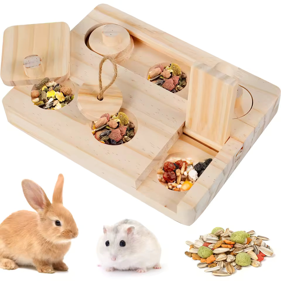 HuntBox Puzzle Feeder for Reptiles & Small Pets