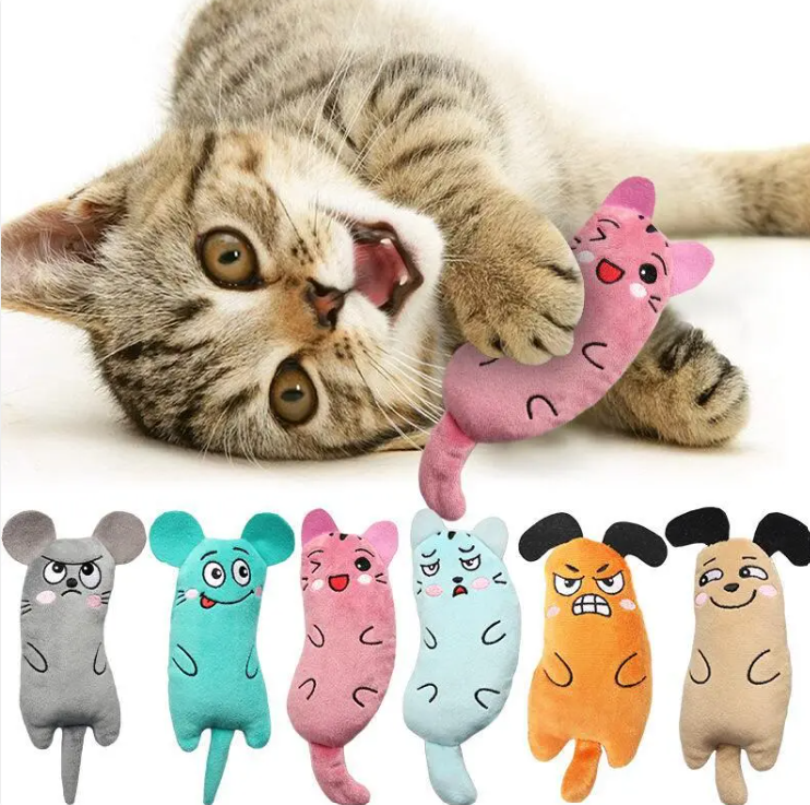Minty Cat Cuddle Toys